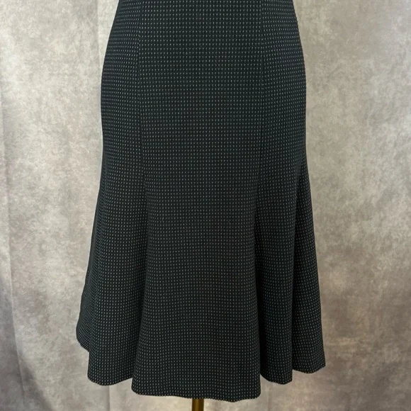 Lauren Ralph Lauren Black Midi Dress with White Collar - Picture 13 of 16